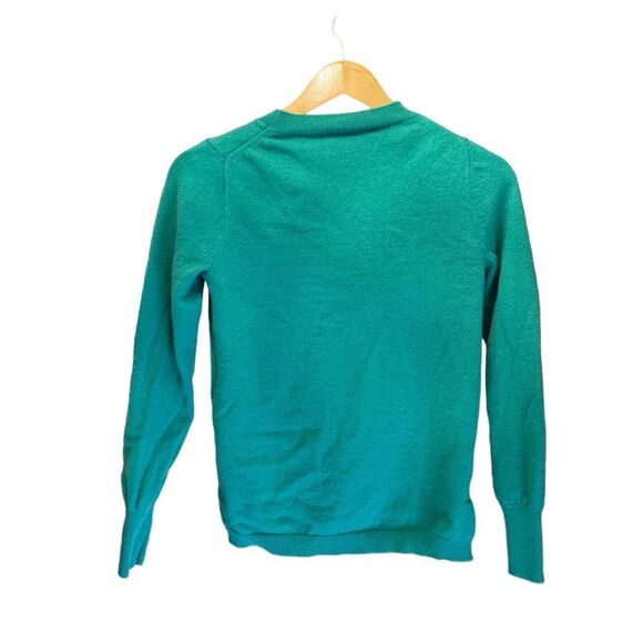 J. Crew Green Cashmere Sweater. Size Small. - Picture 8 of 14